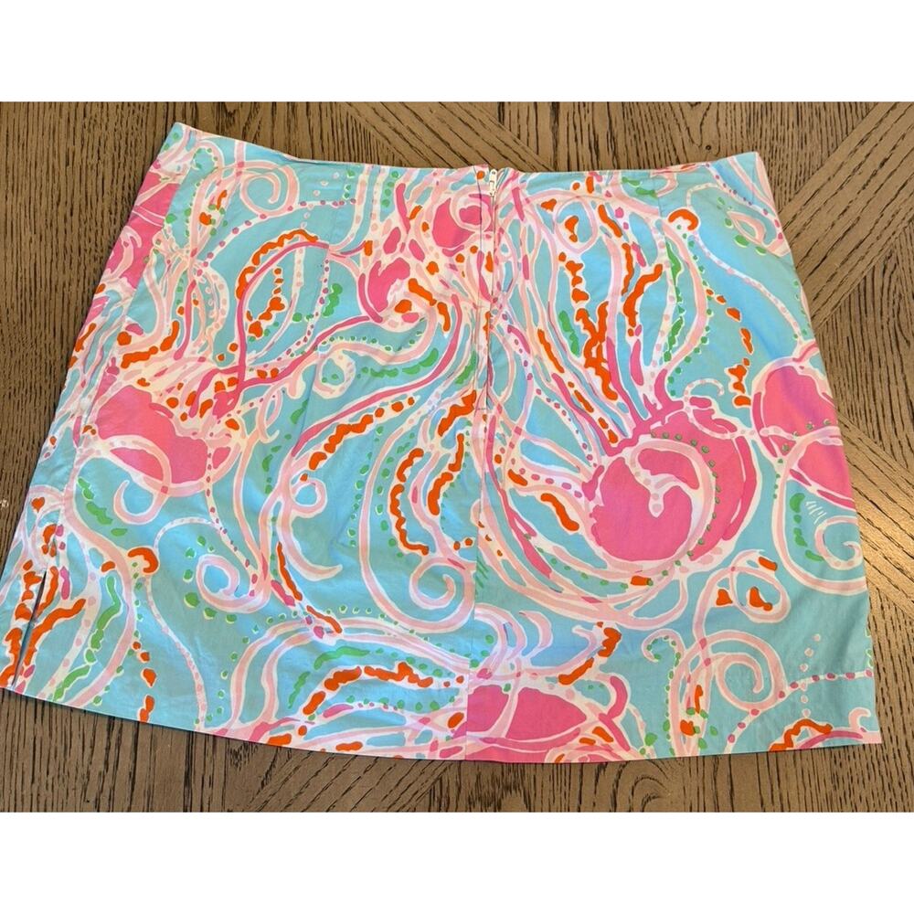 Lilly Pulitzer Marigold Skort Jellies Be Jammin Sine 10 Cotton Lace - Picture 2 of 6
